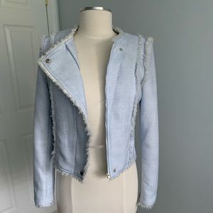 Lucy Paris Blue Cropped Blazer